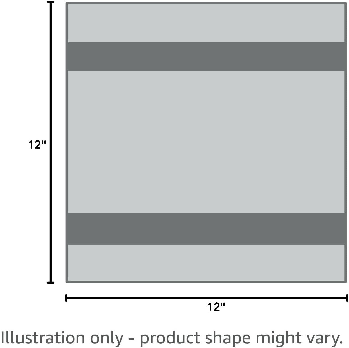 Premium 100% Cotton Dish Cloths - 12 x 12 Inches - Pack of 8 - Ultra Soft and Highly Absorbent Kitchen Towels - Terry Cleaning Cloths for Kitchen and Household Use - Grey