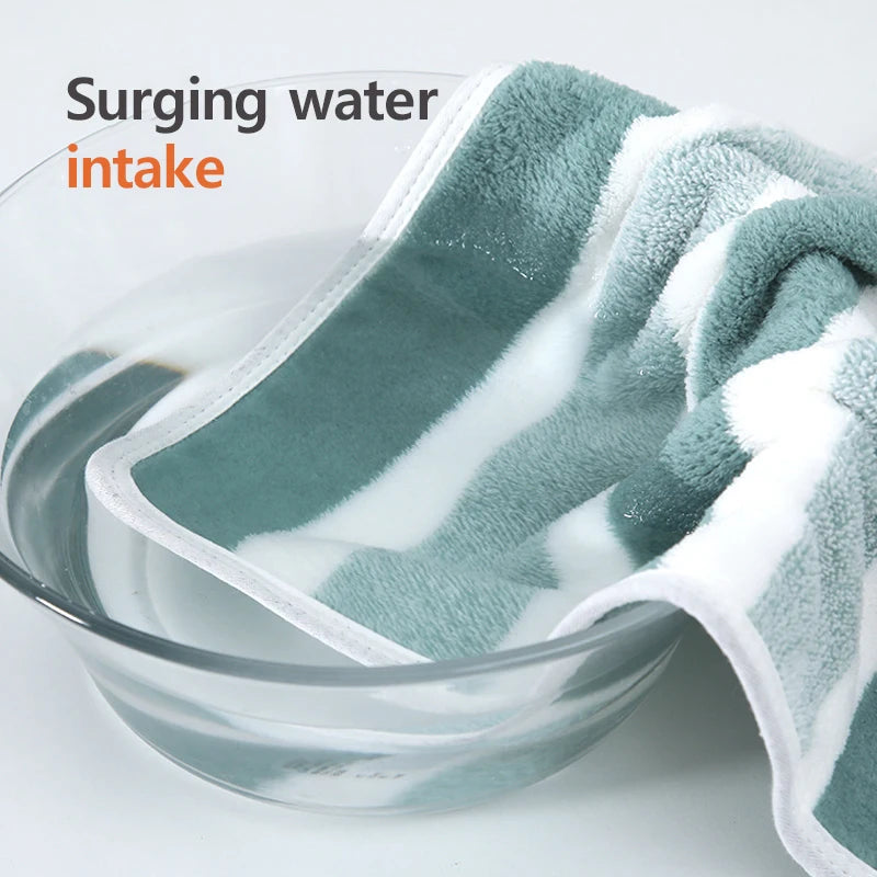 Thickened Absorbent Bath Towel - Soft Face Towel for Home Use
