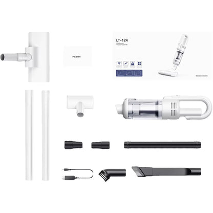 Professional Wireless Handheld Vacuum Cleaner with 19000Pa Suction Power and Metal Strainer for Home and Car Use